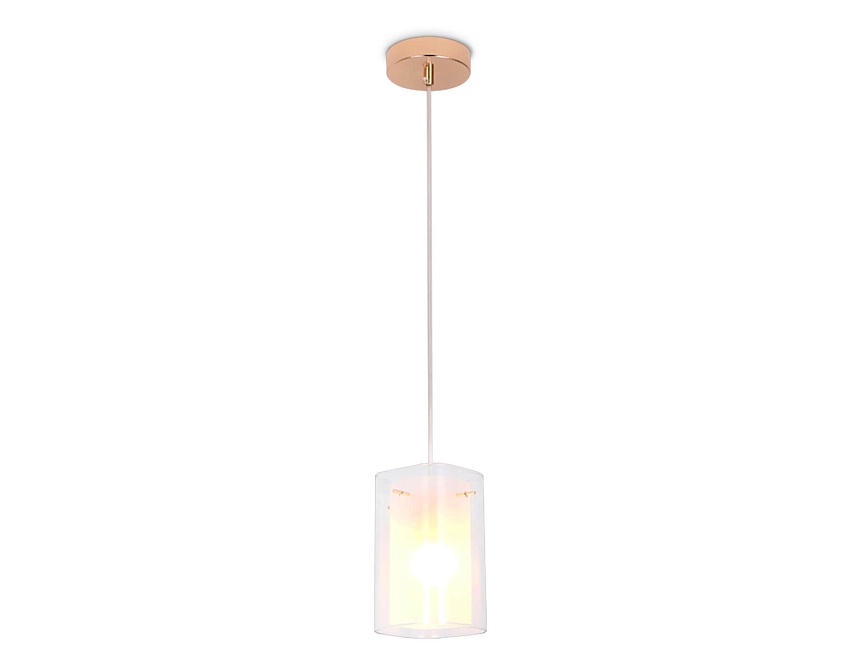 TR3680 GD/CL/FR золото/прозрачный/белый матовый E14 max 40W D110*950